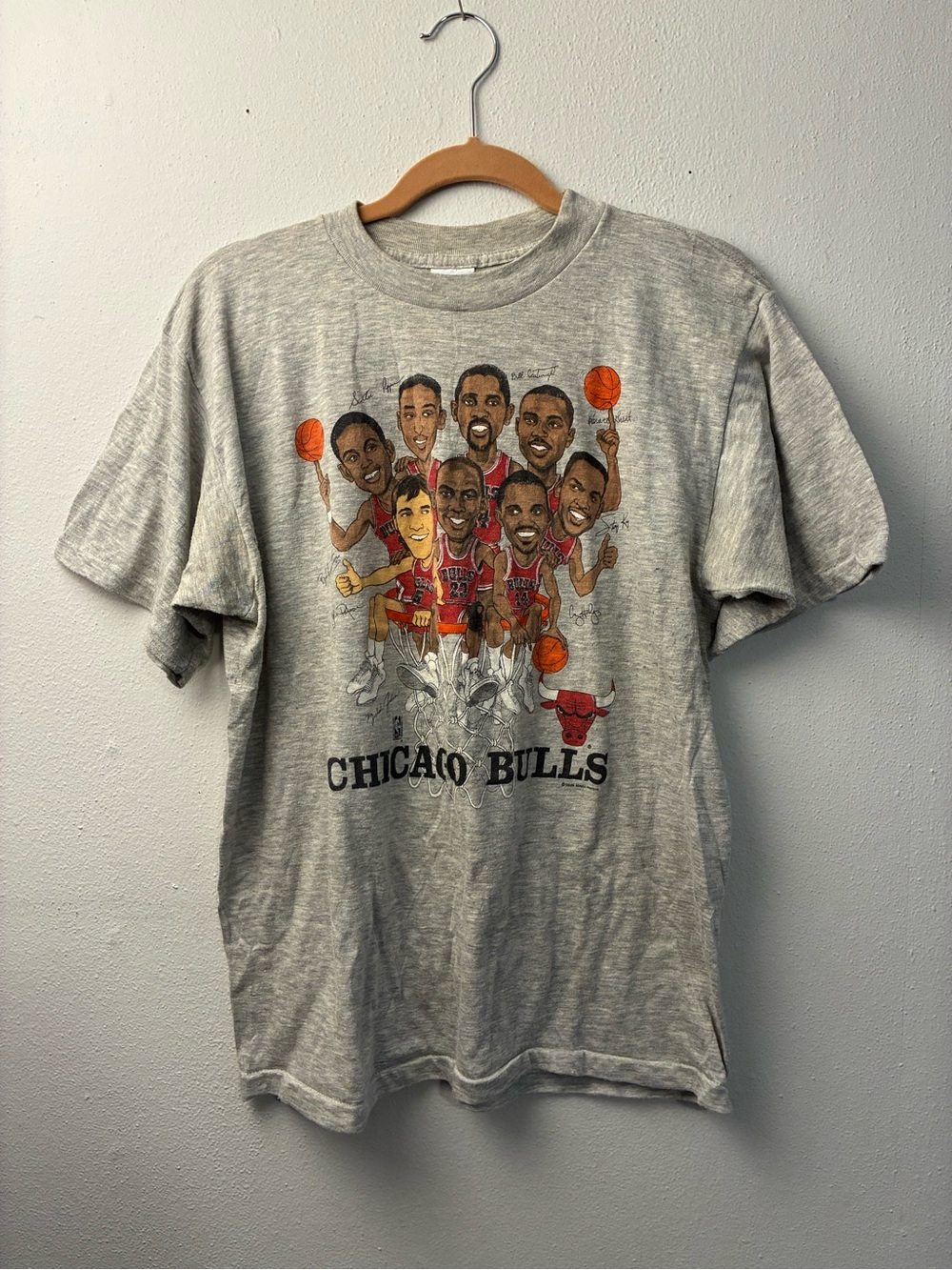 Chicago Bulls Vintage Caricature Tee